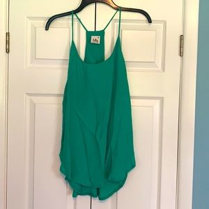 Green tank top